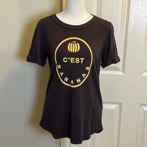 Anthropologie Sol Angeles “C’est Bananas” Graphic Tee
